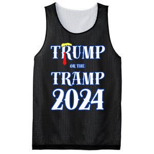 Trump Or The Tramp 2024 Vote For Trump Trump Vance 2024 Mesh Reversible Basketball Jersey Tank