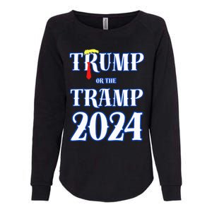 Trump Or The Tramp 2024 Vote For Trump Trump Vance 2024 Womens California Wash Sweatshirt