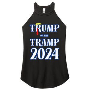 Trump Or The Tramp 2024 Vote For Trump Trump Vance 2024 Women's Perfect Tri Rocker Tank