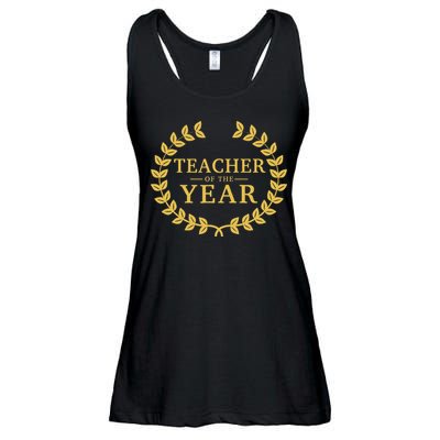 Teacher Of The Year Greatest Ever Award Day Ladies Essential Flowy Tank