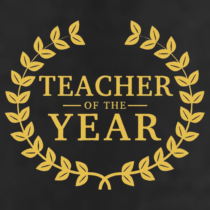 Teacher Of The Year Greatest Ever Award Day 25L Jumbo Tote