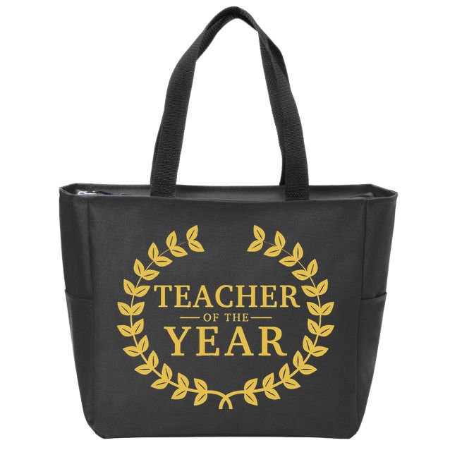 Teacher Of The Year Greatest Ever Award Day Zip Tote Bag