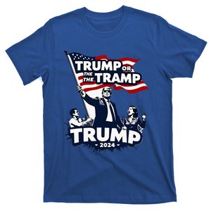 Trump Or The Tramp 2024 Vote For Trump Vance Election Humor T-Shirt