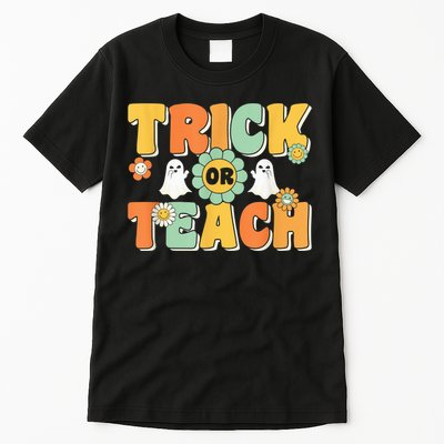 Trick Or Teach Funny Teacher Halloween Costume Teacher Tall T-Shirt