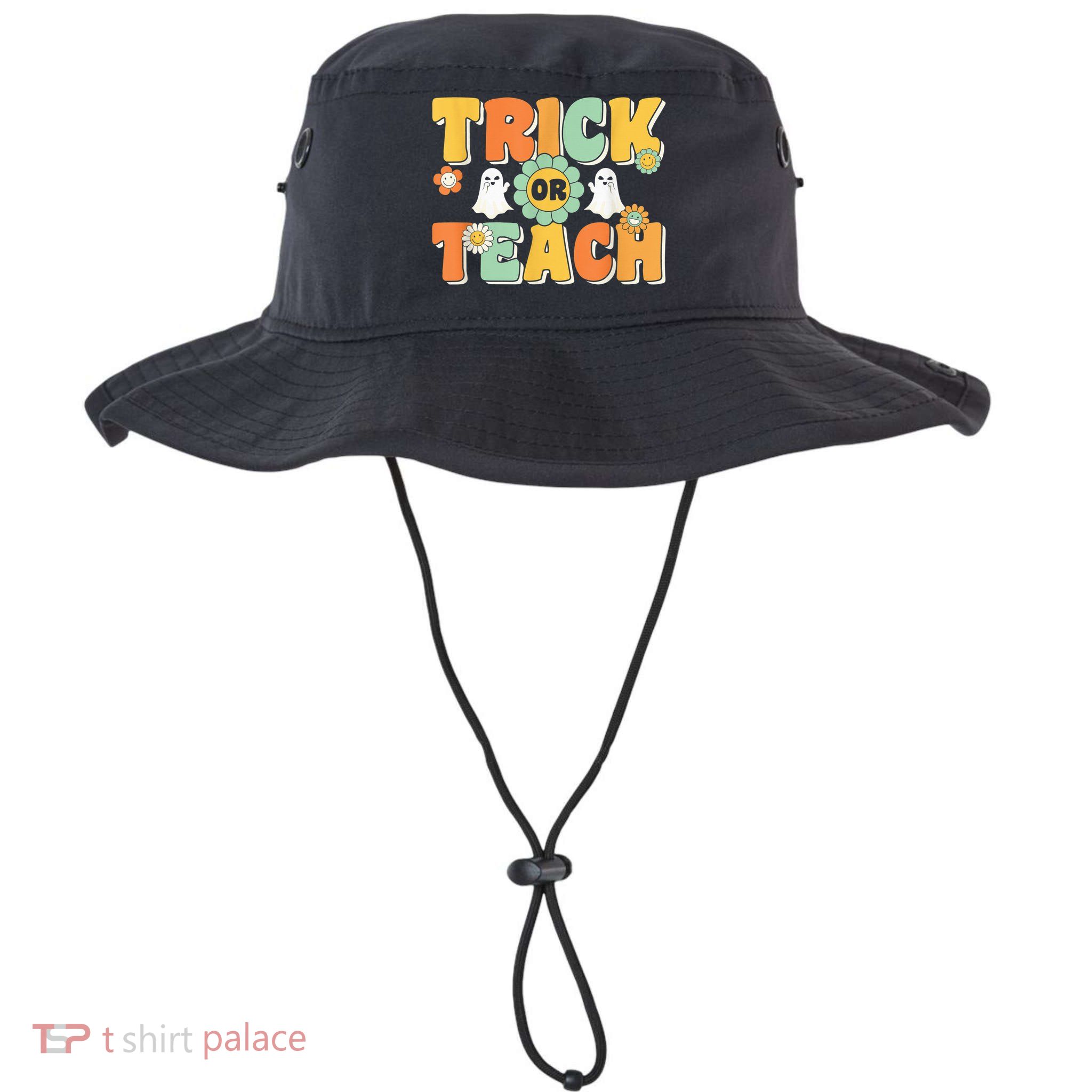 Trick Or Teach Funny Teacher Halloween Costume Teacher Bucket Hat