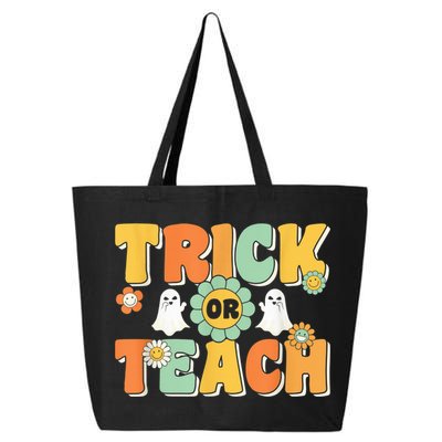 Trick Or Teach Funny Teacher Halloween Costume Teacher 25L Jumbo Tote