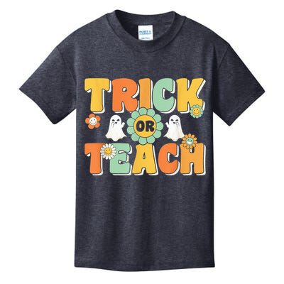 Trick Or Teach Funny Teacher Halloween Costume Teacher Kids T-Shirt