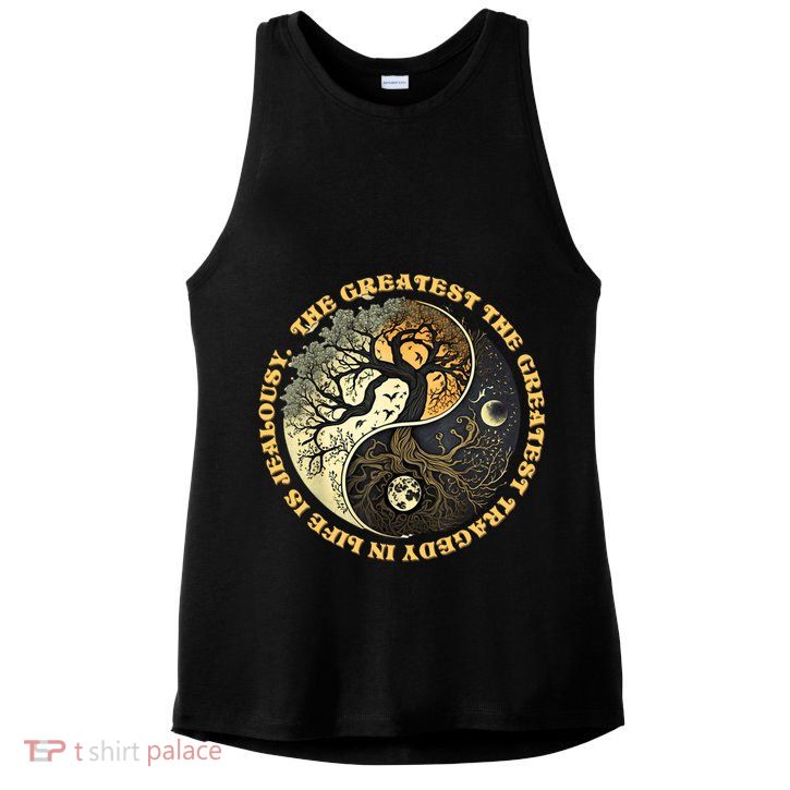 Tree Of The Mystical Life Zen Yoga Meditation Gift Funny Gift Ladies PosiCharge Tri-Blend Wicking Tank