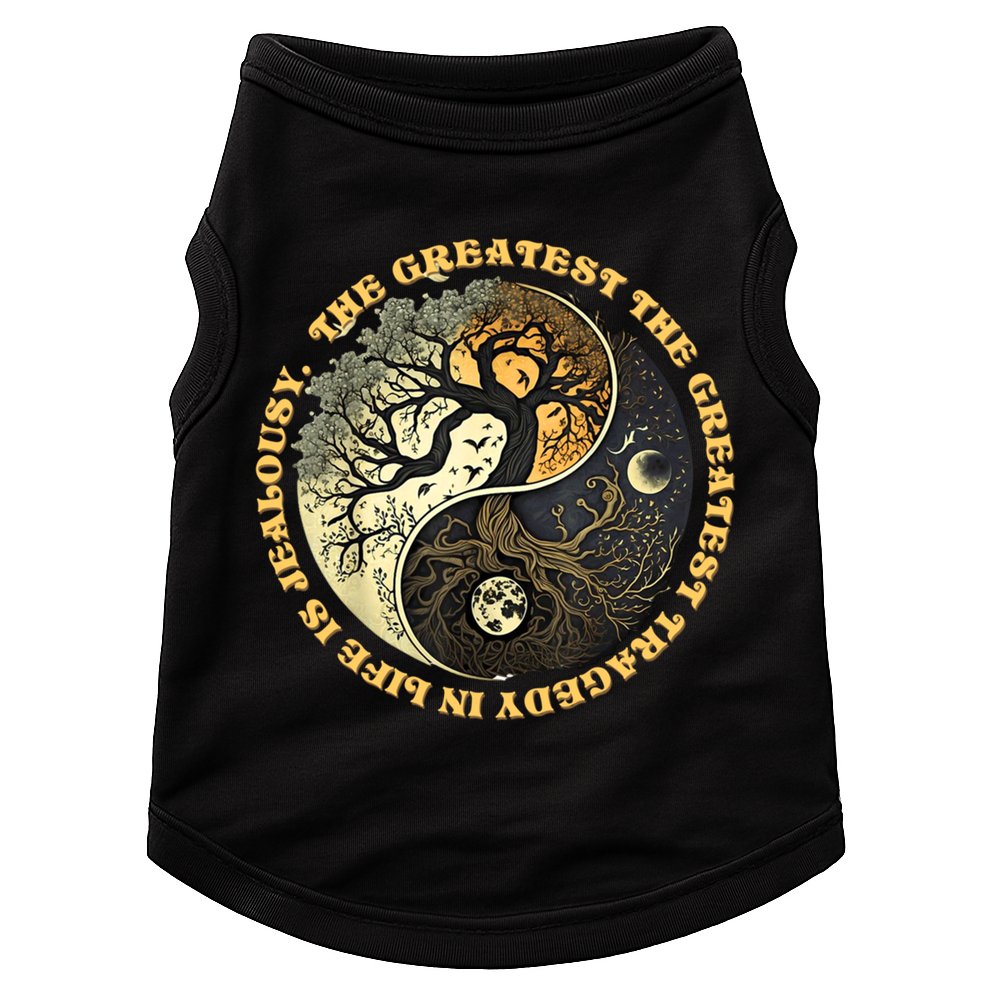 Tree Of The Mystical Life Zen Yoga Meditation Gift Funny Gift Doggie Tank