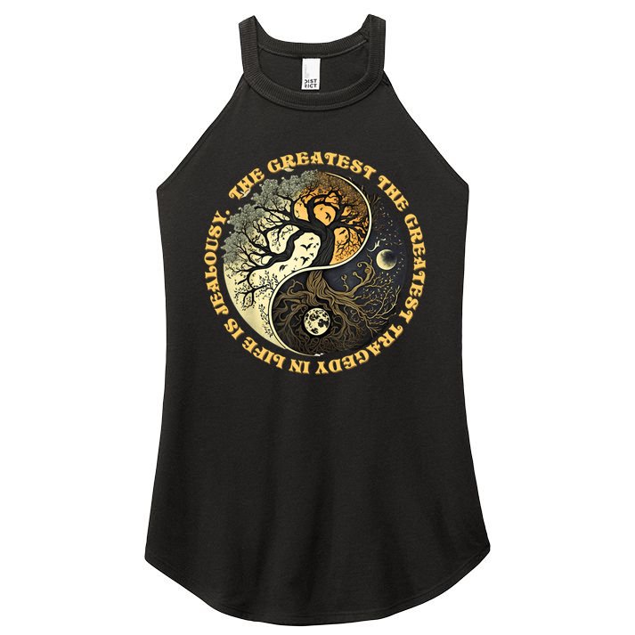 Tree Of The Mystical Life Zen Yoga Meditation Gift Funny Gift Women's Perfect Tri Rocker Tank