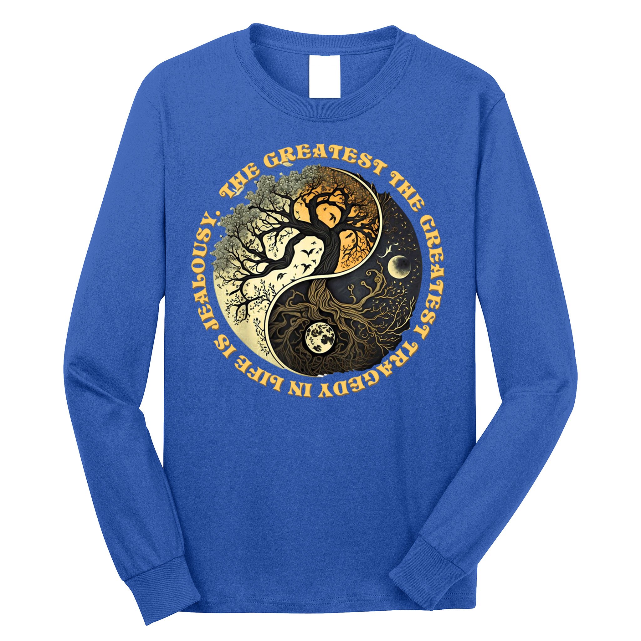 Tree Of The Mystical Life Zen Yoga Meditation Gift Funny Gift Long Sleeve Shirt