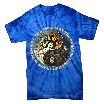 Tree Of The Mystical Life Zen Yoga Meditation Gift Funny Gift Tie-Dye T-Shirt