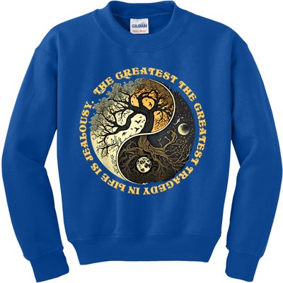 Tree Of The Mystical Life Zen Yoga Meditation Gift Funny Gift Kids Sweatshirt