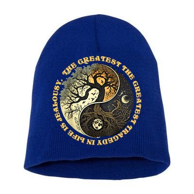 Tree Of The Mystical Life Zen Yoga Meditation Gift Funny Gift Short Acrylic Beanie