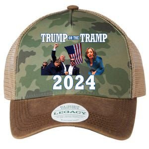 Trump Or The Tramp 2024 Vote For Trump Trump Vance 2024 Legacy Tie Dye Trucker Hat