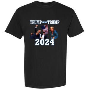 Trump Or The Tramp 2024 Vote For Trump Trump Vance 2024 Garment-Dyed Heavyweight T-Shirt