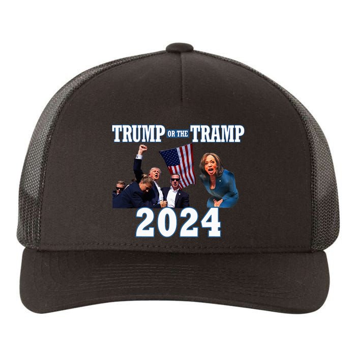 Trump Or The Tramp 2024 Vote For Trump Trump Vance 2024 Yupoong Adult 5-Panel Trucker Hat