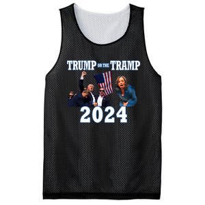 Trump Or The Tramp 2024 Vote For Trump Trump Vance 2024 Mesh Reversible Basketball Jersey Tank