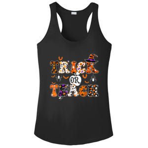 Trick Or Teach Funny Teacher Halloween Ladies PosiCharge Competitor Racerback Tank