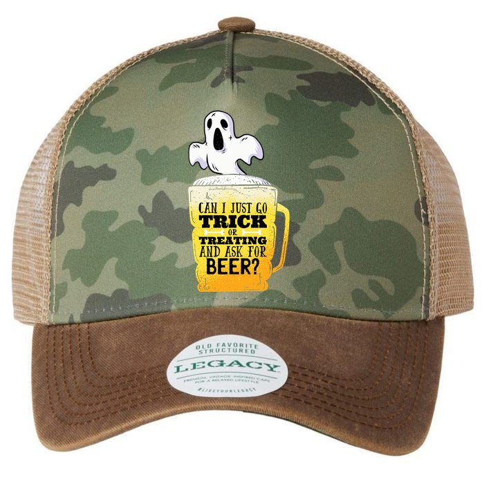 Trick Or Treating Beer Funny Legacy Tie Dye Trucker Hat
