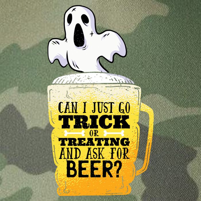 Trick Or Treating Beer Funny Legacy Tie Dye Trucker Hat