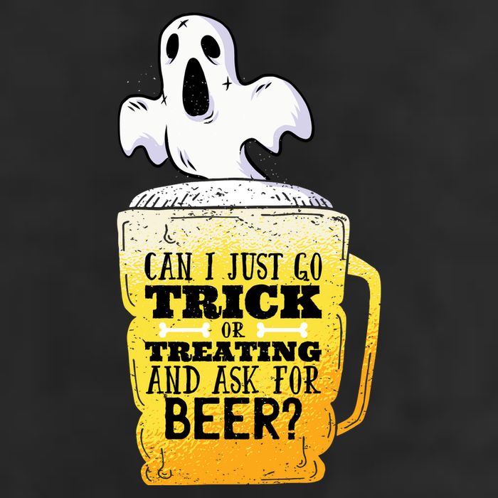 Trick Or Treating Beer Funny Cool Comfort Performance Bucket Hat