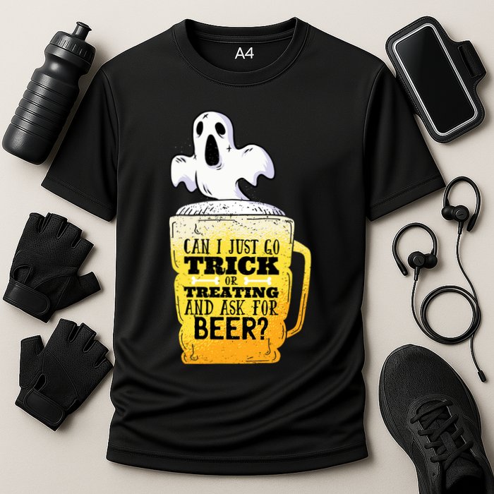 Trick Or Treating Beer Funny Cooling Performance Crew T-Shirt