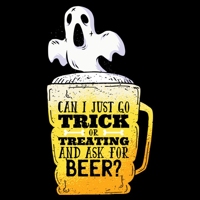 Trick Or Treating Beer Funny Apron