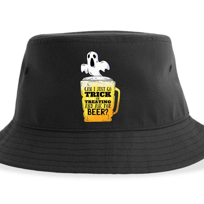Trick Or Treating Beer Funny Sustainable Bucket Hat