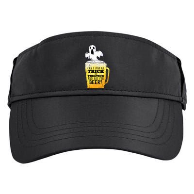 Trick Or Treating Beer Funny Adult Drive Performance Visor