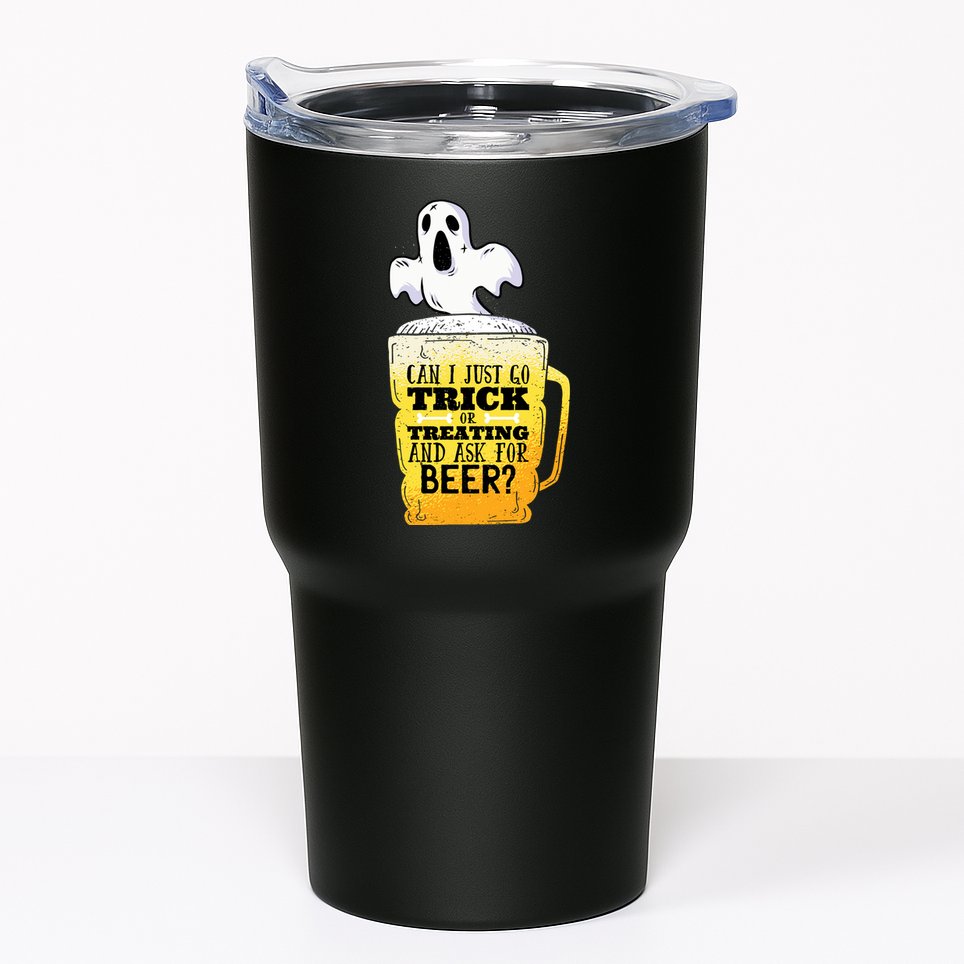 Trick Or Treating Beer Funny Tumbler