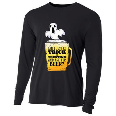 Trick Or Treating Beer Funny Cooling Performance Long Sleeve Crew