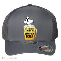 Trick Or Treating Beer Funny Flexfit Unipanel Trucker Cap