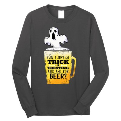 Trick Or Treating Beer Funny Long Sleeve Shirt