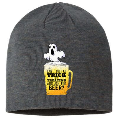 Trick Or Treating Beer Funny Sustainable Beanie