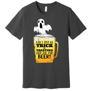 Trick Or Treating Beer Funny Premium T-Shirt