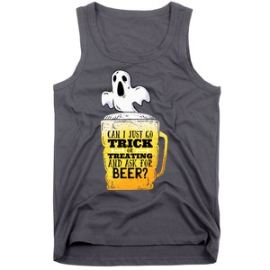 Trick Or Treating Beer Funny Tank Top