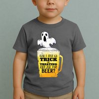 Trick Or Treating Beer Funny Toddler T-Shirt