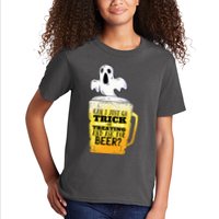 Trick Or Treating Beer Funny Kids T-Shirt