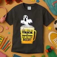 Trick Or Treating Beer Funny Kids T-Shirt