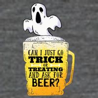 Trick Or Treating Beer Funny Kids T-Shirt