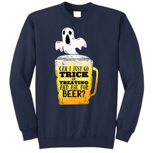 Trick Or Treating Beer Funny Sweatshirt