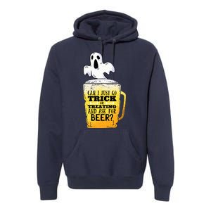 Trick Or Treating Beer Funny Premium Hoodie