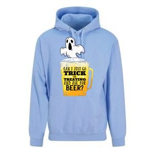 Trick Or Treating Beer Funny Unisex Surf Hoodie