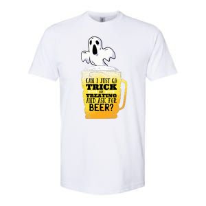 Trick Or Treating Beer Funny Softstyle CVC T-Shirt