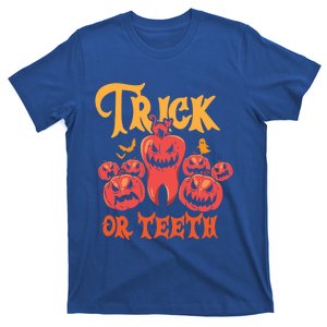 Trick Or Teeth Halloween Costume Dentist Gift T-Shirt