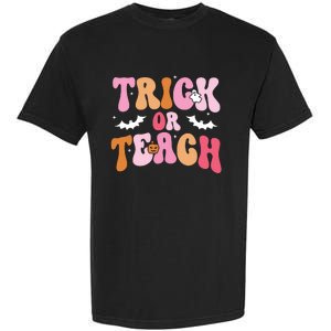 Trick Or Teach Halloween Teacher Kids Teacher Life Garment-Dyed Heavyweight T-Shirt