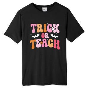 Trick Or Teach Halloween Teacher Kids Teacher Life Tall Fusion ChromaSoft Performance T-Shirt