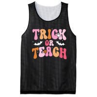 Trick Or Teach Halloween Teacher Kids Teacher Life Mesh Reversible Basketball Jersey Tank