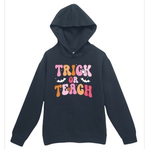 Trick Or Teach Halloween Teacher Kids Teacher Life Urban Pullover Hoodie